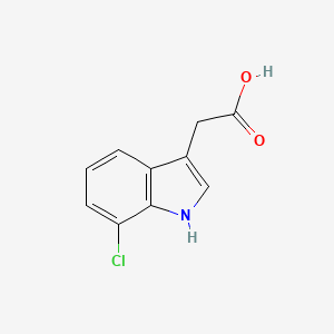 1H-Indole-3-acetic acid, 7-chloro- - (1912-41-0)