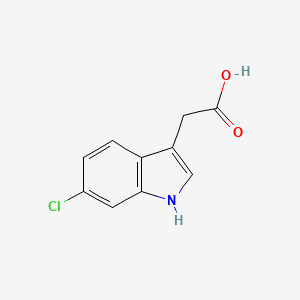 1H-Indole-3-acetic acid, 6-chloro- - (1912-44-3)