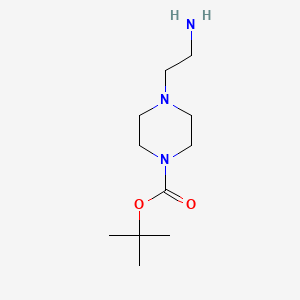 1-Piperazinecarboxylic acid, 4-(2-aminoethyl)-, 1,1-dimethylethyl ester - (192130-34-0)