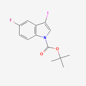 1H-Indole-1-carboxylic acid, 5-fluoro-3-iodo-, 1,1-diMethylethyl ester - (192189-13-2)