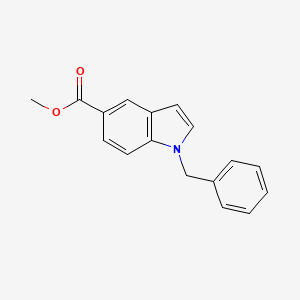 1H-Indole-5-carboxylic acid, 1-(phenylmethyl)-, methyl ester - (192997-32-3)