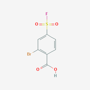 2-bromo-4-(fluorosulfonyl)benzoic acid - (1934408-67-9)