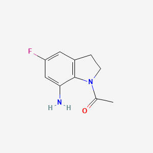 1-(7-amino-5-fluoro-indolin-1-yl)ethanone - (194476-43-2)