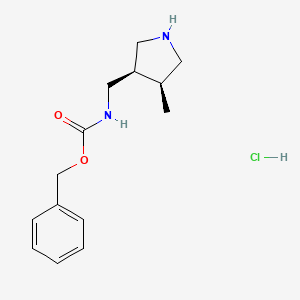 Cis-benzyl ((4-methylpyrrolidin-3-yl)methyl)carbamate hydrochloride - (1951439-09-0)