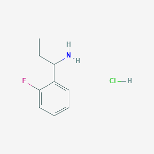 1-(2-fluorophenyl)propan-1-amine hydrochloride - (1955554-65-0)