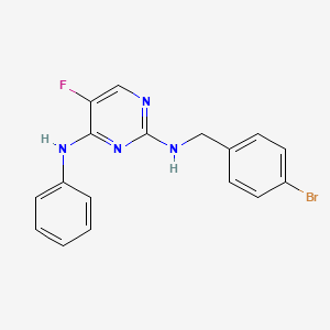 2-N-[(4-bromophenyl)methyl]-5-fluoro-4-N-phenylpyrimidine-2,4-diamine - (1956306-82-3)