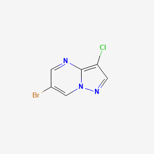 6-bromo-3-chloropyrazolo[1,5-a]pyrimidine - (1958106-07-4)