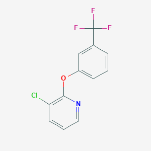 3-chloro-2-[3-(trifluoromethyl)phenoxy]pyridine - (197565-66-5)