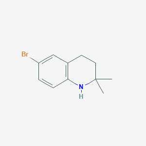 6-bromo-2,2-dimethyl-1,2,3,4-tetrahydroquinoline - (199186-78-2)