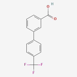 [1,1'-Biphenyl]-3-carboxylic acid, 4'-(trifluoromethyl)- - (199528-28-4)