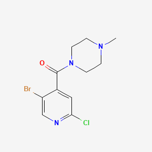 (5-Bromo-2-chloro-4-pyridyl)-(4-methylpiperazin-1-yl)methanone - (1996879-52-7)