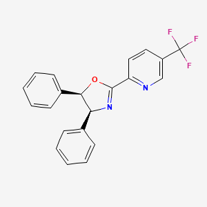 (4S,5R)-4,5-Diphenyl-2-(5-(trifluoromethyl)pyridin-2-yl)-4,5-dihydrooxazole - (1997306-76-9)