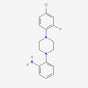 2-[4-(4-Chloro-2-fluorophenyl)-1-piperazinyl]aniline - (2006277-40-1)