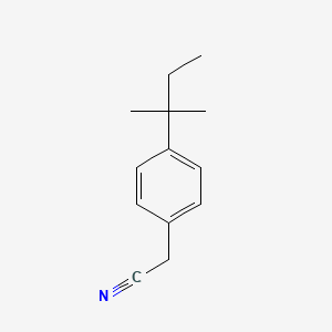 2-[4-(2-methylbutan-2-yl)phenyl]acetonitrile - (200725-68-4)