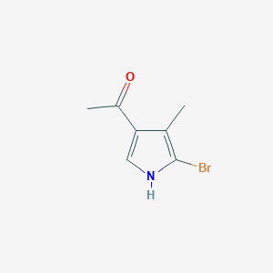1-(5-Bromo-4-methyl-1H-pyrrol-3-yl)ethanone - (202286-27-9)