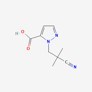 1-(2-Cyano-2-methylpropyl)-1H-pyrazole-5-carboxylic acid - (2029406-44-6)