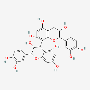 [4,8'-Bi-2H-1-benzopyran]-3,3',5,5',7,7'-hexol, 2,2'-bis(3,4-dihydroxyphenyl)-3,3',4,4'-tetrahydro-, (2R,2'R,3R,3'S,4R)- - (20315-25-7)