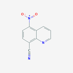 8-Quinolinecarbonitrile, 5-nitro- - (205046-59-9)