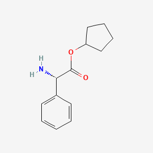(S)-Cyclopentyl 2-amino-2-phenylacetate HCl - (205180-16-1)