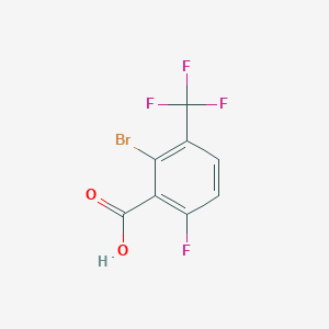 2-bromo-6-fluoro-3-(trifluoromethyl)benzoic acid - (2059937-52-7)