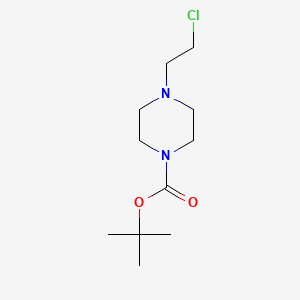 1-Piperazinecarboxylic acid, 4-(2-chloroethyl)-, 1,1-dimethylethyl ester - (208167-83-3)