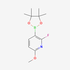 2-Fluoro-6-methoxy-3-(4,4,5,5-tetramethyl-1,3,2-dioxaborolan-2-yl)pyridine - (2085307-54-4)
