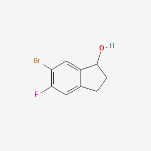 6-Bromo-5-fluoro-2,3-dihydro-1H-inden-1-ol - (2089649-48-7)