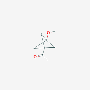 1-(3-methoxy-1-bicyclo[1.1.1]pentanyl)ethanone - (2091508-74-4)