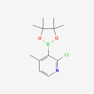2-chloro-4-methyl-3-(4,4,5,5-tetramethyl-1,3,2-dioxaborolan-2-yl)pyridine - (2096331-26-7)