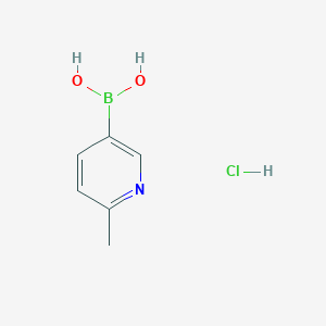 2-Methylpyridine-5-boronic Acid Hydrochloride (contains varying amounts of Anhydride) - (2096333-73-0)