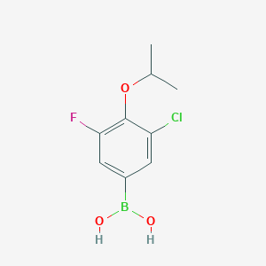 3-Chloro-5-fluoro-4-isopropoxyphenylboronic acid - (2096335-18-9)