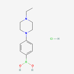 (4-(4-Ethylpiperazin-1-yl)phenyl)boronic acid monohydrochloride - (2096339-70-5)