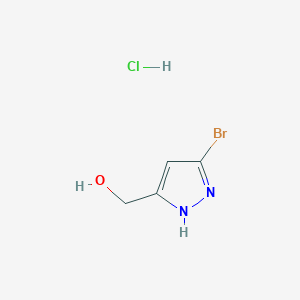 (5-bromo-1H-pyrazol-3-yl)methanol hydrochloride - (2102408-79-5)