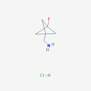 (3-fluoro-1-bicyclo[1.1.1]pentanyl)methanamine hydrochloride - (2108917-20-8)