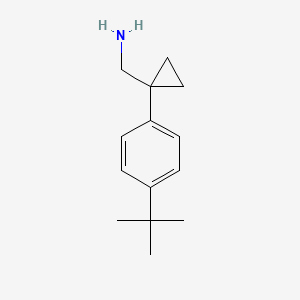 [1-(4-TERT-BUTYLPHENYL)CYCLOPROPYL]METHANAMINE - (211315-08-1)
