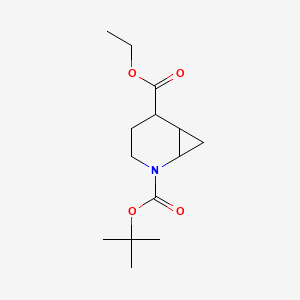 2-(tert-butyl) 5-ethyl 2-azabicyclo[4.1.0]heptane-2,5-dicarboxylate - (2116846-35-4)