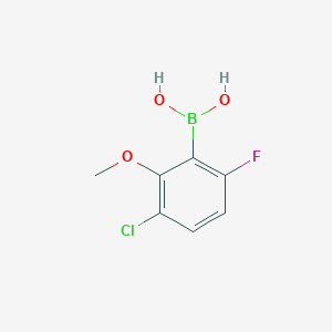 (3-Chloro-6-fluoro-2-methoxyphenyl)boronic acid - (2121511-91-7)
