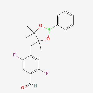 2,5-Difluoro-4-formylphenylphenylboronic acid pinacol ester - (2121512-03-4)
