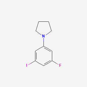 1-(3-Fluoro-5-iodophenyl)pyrrolidine - (2121513-22-0)