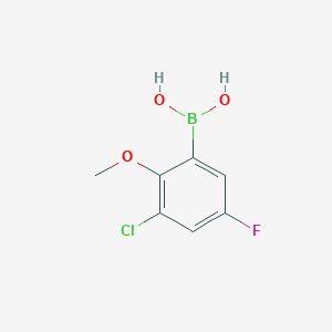 3-Chloro-5-fluoro-2-methoxyphenylboronic acid - (2121513-76-4)