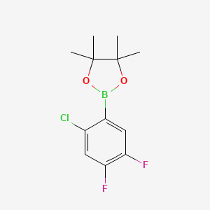 2-(2-Chloro-4,5-difluoro-phenyl)-4,4,5,5-tetramethyl-[1,3,2]dioxaborolane - (2121514-02-9)
