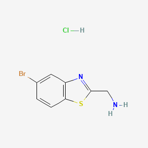 (5-bromo-1,3-benzothiazol-2-yl)methanamine hydrochloride - (2138191-03-2)