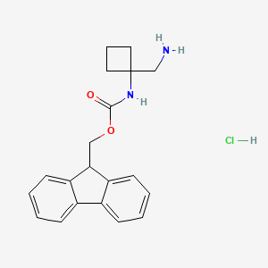 (1-N-Fmoc-aminocyclobutyl)methanamine HCl - (2140449-03-0)