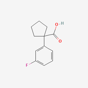 1-(3-FLUOROPHENYL)CYCLOPENTANECARBOXYLIC ACID, 98 - (214262-97-2)