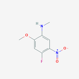 4-Fluoro-2-methoxy-N-methyl-5-nitroaniline - (2144491-23-4)