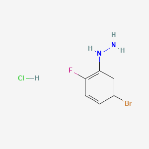 (5-BROMO-2-FLUORO-PHENYL)-HYDRAZINE HYDROCHLORIDE - (214916-08-2)
