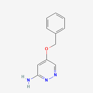 3-Amino-5-(benzyloxy)pyridazine - (2155875-87-7)