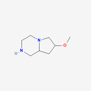 (7S,8aR)-7-Methoxyoctahydropyrrolo[1,2-a]pyrazine - (2165605-11-6)