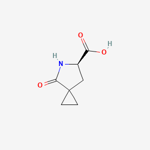 (6R)-4-oxo-5-azaspiro[2.4]heptane-6-carboxylic acid - (2166118-43-8)