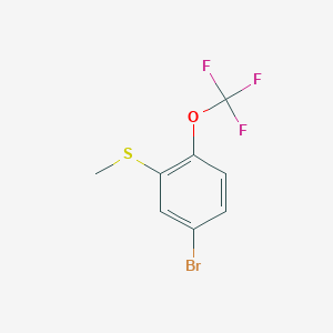 (5-Bromo-2-(trifluoromethoxy)phenyl)(methyl)sulfane - (2169014-04-2)